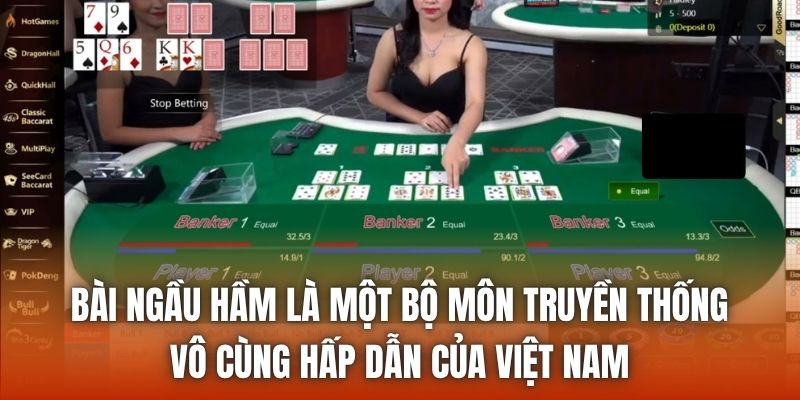 Bài ngầu hầm là một bộ môn truyền thống vô cùng hấp dẫn của Việt Nam