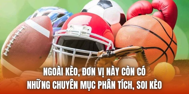 Ngoài kèo, đơn vị này còn có những chuyên mục phân tích, soi kèo
